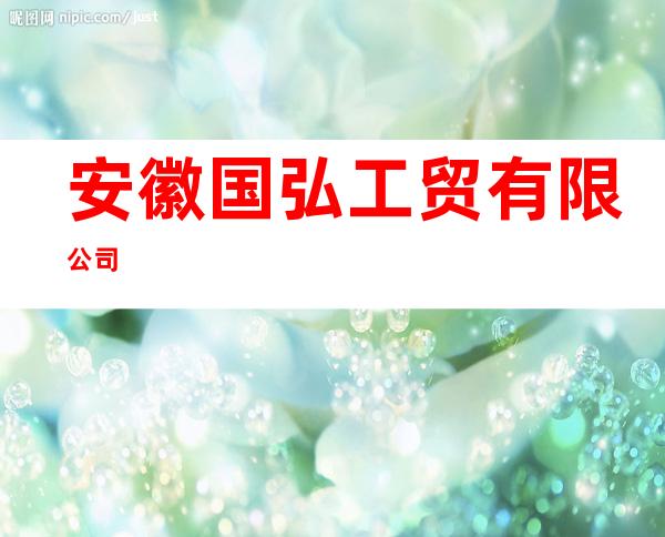 安徽国弘工贸有限公司